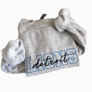 Product Image for  Detroit Lions Embroidered Crewneck